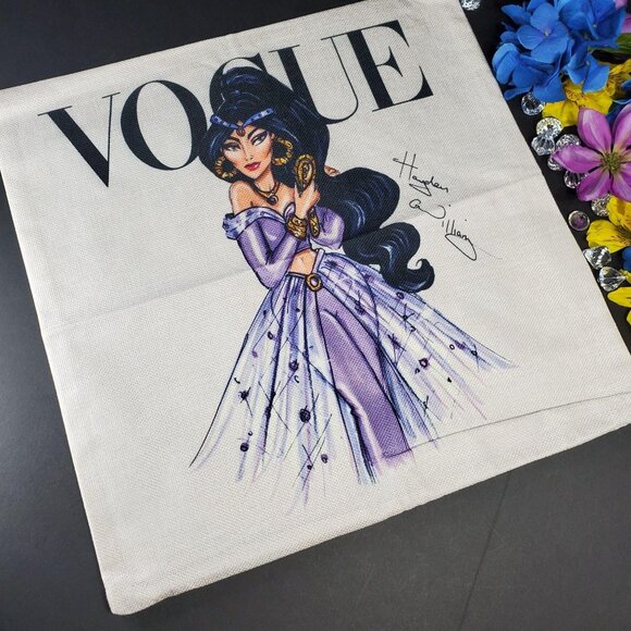 Jasmine Princess Accent Pillowcase Aladdin Throw Pillow Cushion Cover Home Decor - Picture 4 of 13
